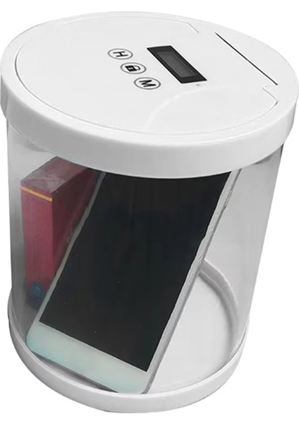 Zamanlayıcı Kilit Kutusu Cep Telefonu Zaman Kilit Kutusu Aşırı Içmeyi Şeker Yemeyi ve Oyun Oynamayı Önlemek Için Beyaz (Yurt Dışından)