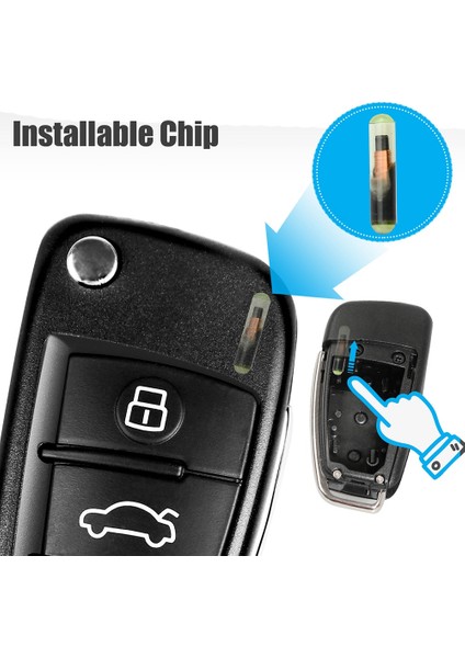 Xhorse Için XKA600EN Için Evrensel Tel Uzak Tuş Flip Fob Fob 3 Düğmeleri Audi A6 Q7 Için Vvdı Anahtar Aracı Için Tür (Yurt Dışından) indirimleri