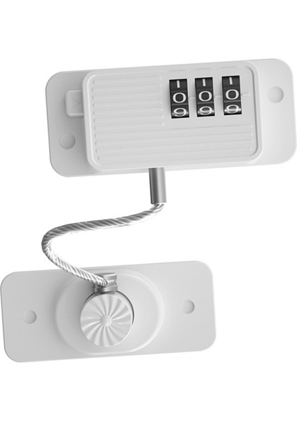 3x Buzdolabı Kilidi Buzdolabı Kilidi Anahtarsız Tek Tıklama Erişim Özelleştirilebilir Parola Çocuk Güvenliği Kombinasyonu Kilit Beyaz (Yurt Dışından) fiyatları