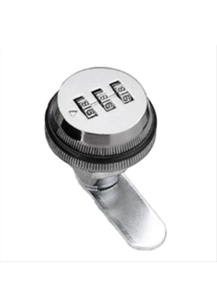 3 Haneli Kombinasyon Cam Kilit 30MM Anahtarsız Parola Kilit Posta Kutusu Dolabı Mekanik Kilitler Posta Kutusu Dolap Kapısı A (Yurt Dışından)