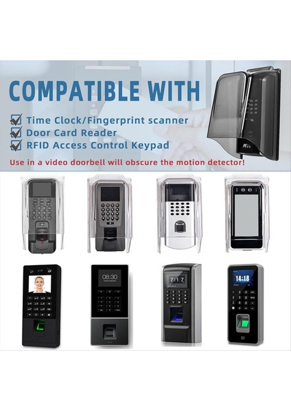 Plastik Uzatın Kapı Zili Yağmur Kapağı Kapı Zili Su Geçirmez Kapak Hava Durumu Koruyucu Kapı Zili Ek (Yurt Dışından) indirimleri