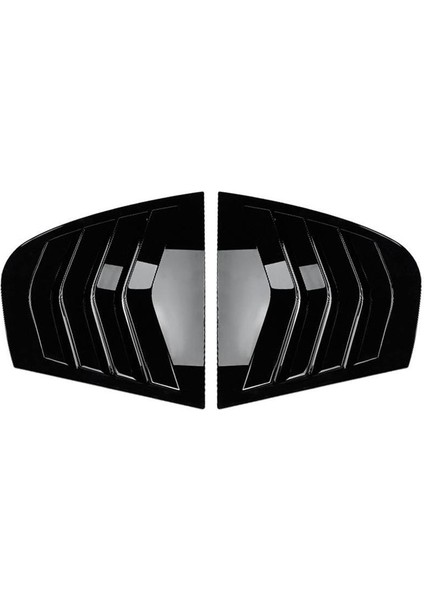 Araba Parlak Siyah Arka Windows Üçgen Kangen Kapağı Çıkartma Bmw 3serıes E90 320I 330I M3 2005-2011 Araç Stil Kapağı (Yurt Dışından)
