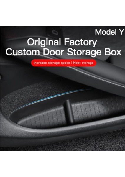 Kapı Depolama Kutusu Depolama Kutusu Kapı Alanı Depolama Kutusu Ön ve Tesla Için Ön ve Arka Kapı Yan Saklatma Kutusu Model Y Gray (Yurt Dışından) modelleri