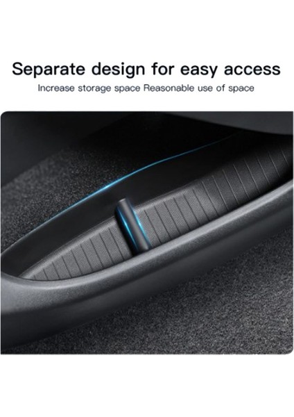 Kapı Depolama Kutusu Depolama Kutusu Kapı Alanı Depolama Kutusu Ön ve Tesla Için Ön ve Arka Kapı Yan Saklatma Kutusu Model Y Gray (Yurt Dışından) indirimleri