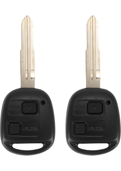 Toyota Yaris Için 2x 2 Düğme Uzak Anahtar Kabuk (Yurt Dışından)
