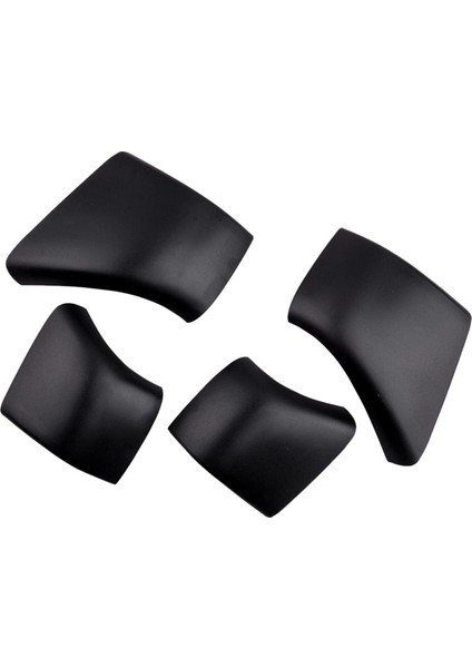 4pcs Araba Siyah Çatı Rafı Kapak Kapağı Raylı Kabuk Değiştirme Tesla Model 3 2017-2020 Aksesuarlar (Yurt Dışından)