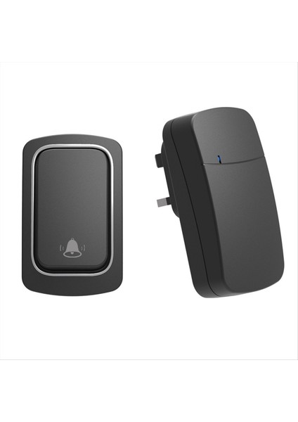 Kendi Powered Kablosuz Kapı Zili Yok Pil Su Geçirmez Kapı Zili Zil Yüzüğü Yaşlı Arayan Ev Güvenlik Cihazı Ingiltere Fiş (Yurt Dışından)