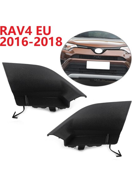 2pcs Ön Tampon Çekme Kanca Göz Kapağı Kapağı Toyota Rav4 Eu 2016-2018 (Yurt Dışından) fiyatları