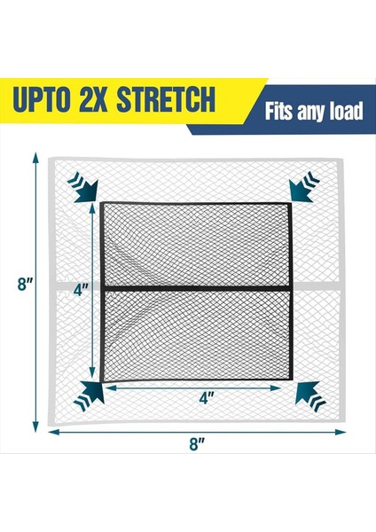 Kamyonet Yatağı Kamyon Yatağı Kargo Ağı Için Yüksek Elastik Kargo Ağı 4X4FT Uzanır 8X8FT Kamyon Yatak Ağına (Yurt Dışından) fırsatları