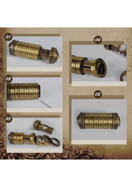 Da Vinci Kodu Mini Kilit Bulmaca Kutusu Gizli Bölme Yıldönümü Kodu Kilini Erkek ve Kız Için Olarak (Yurt Dışından) indirimleri