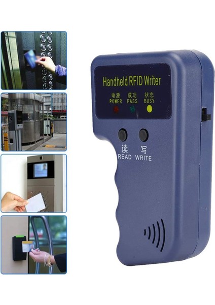 Elde Taşınır Rfıd Kart Fotokopi Makinesi 125KHZ Kimlik (EM4100/HID/AWID) 6 Yazılabilir Anahtarlık+6 Yazılabilir Kart ile Duplicator Okuyucu Yazarı (Yurt Dışından) fırsatları