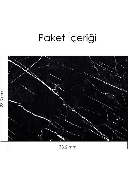 Artikel Siyah Mermer Notebook Sticker indirimleri