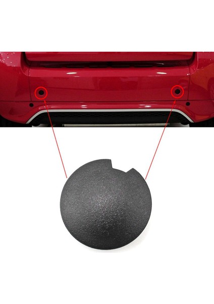 4x Ön Arka Tampon Çekme Hook Göz Kuplör Römork Kapağı Fiş 4518850122 Smart Fortwo Için C22A 2007- 2013 2014 2015 (Yurt Dışından) modelleri