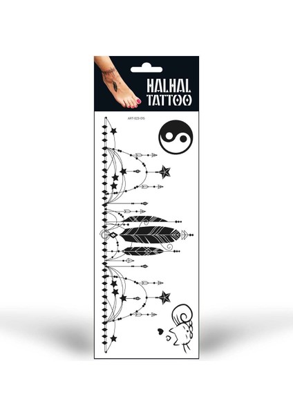 Halhal Geçici Tattoo -15, Bilek Tattoo, Ayak Tattoo, Geçici Dövme modelleri