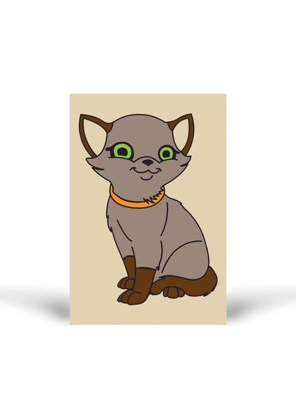 Kedi-2 Tuz Boyama KB-018