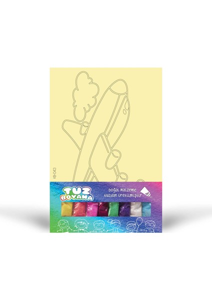 Yolcu Uçağı Tuz Boyama KB-043