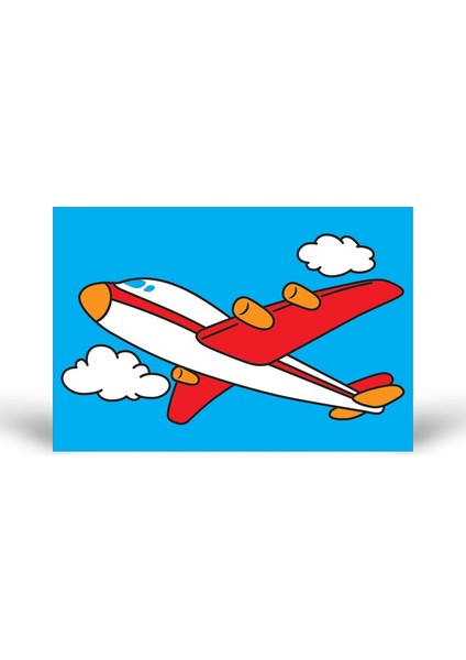 Yolcu Uçağı Tuz Boyama KB-043