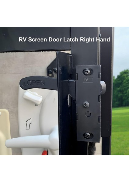 Metal Rv Ekran Kapısı Mandal Kampası Motorum Seyahat Römorku Için Sağ El Tutar Değiştirme Kiti (Sağ) (Yurt Dışından) modelleri
