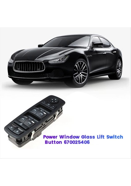 1set/4pcs Ana Güç Penceresi Cam Kaldırma Anahtarı Düğmesi 670025406 Için Maserati Ghibli Quattroporte 2013-2017 670097037 (Yurt Dışından) fırsatları