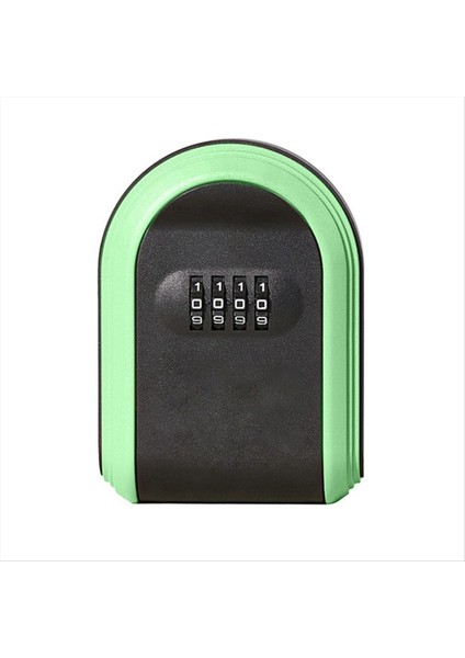 Anahtar Güvenli Kutu Hava Durumu Geçirmez 4 Sayı Kombinasyon Dış Mekan Anahtar Güvenlik Depolama Kılıfı Anahtar Kilit Kutusu Duvar Monte Siyah ve Yeşil (Yurt Dışından)