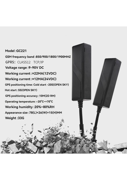 GC221 Araba Gps Tracker Yakıt Kesme Acc Alarm Pil Yerleşik Arabalar Elektrikli Araçlar Için Röle ile Hızlı Konumlandırma (Yurt Dışından) fırsatları