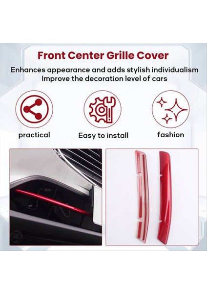 Araba Ön Tampon Alt Grille Trims Panel Mazda Cx-5 Cx5 2017-2021 Dış Değişiklik Araç Stilini (Yurt Dışından) modelleri