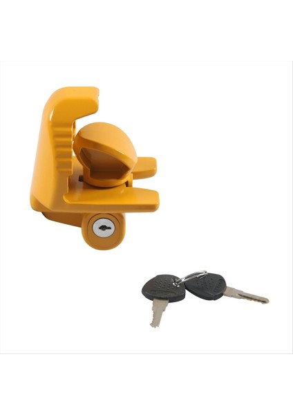 Römork Hitch Lock 2 Tuşlu Evrensel Boyut Araçlar Römorklar Tekne ve Rv&#39 Ler Için Ağır Hizmet Tipi Çelik Römork Kilitleri (Yurt Dışından)