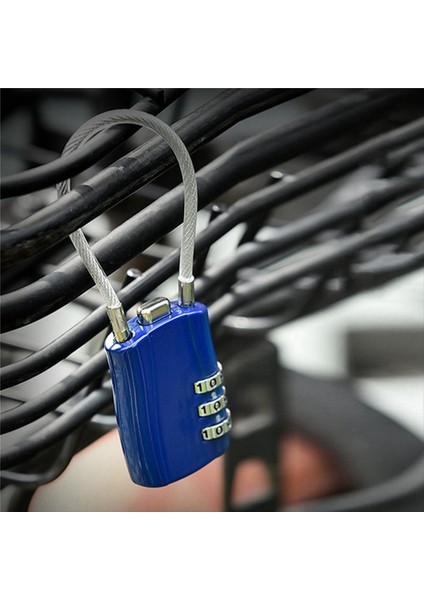 3 Haneli Gümrük Kodu Kilit Kombinasyonu Kilitler Kontrastlı Renk Hırsızlığı Antiblock Taşınabilir Bagaj Şifre Kili (Yurt Dışından) fırsatları