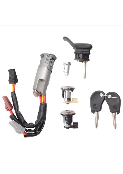 Araç Kapısı Kilit Silindir Ateşleme Anahtarı Bagaj Kapağı Yakıt Deposu Kapak Kilit Montajı 2 Key ile Citroen Zx Için 4162F7 (N2) (Yurt Dışından) fırsatları