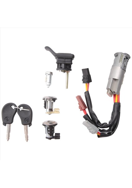 Araç Kapısı Kilit Silindir Ateşleme Anahtarı Bagaj Kapağı Yakıt Deposu Kapak Kilit Montajı 2 Key ile Citroen Zx Için 4162F7 (N2) (Yurt Dışından) indirimleri