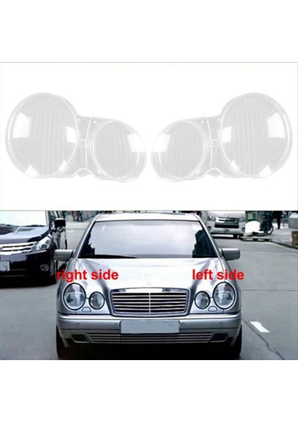 Mercedes-Benz W210 E200 E220 E230 E350 1995-2003 Kafa Işık Kapağı Lens Şeffaf Abajur Far Kabuğu (Yurt Dışından) modelleri