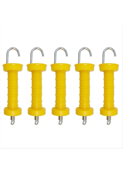 5 Adet Elektrikli Çit Kapı Kolu Yalıtılmış Yay Kolları Plastik Kapı Kolu Çiftlik Çit Aksesuarları (Yurt Dışından)