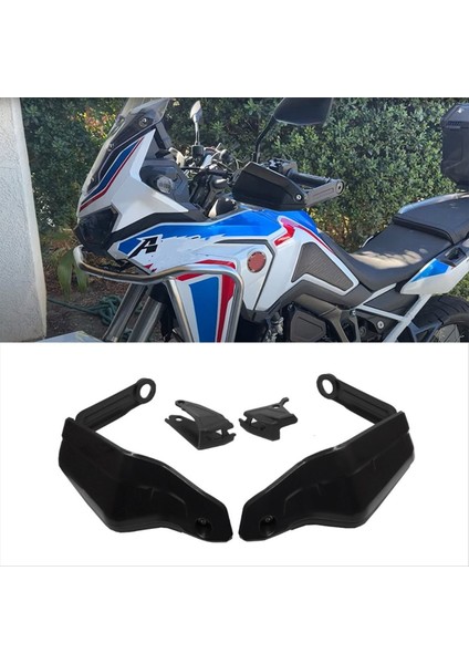 Honda CRF1100L Için Afrika Ikiz 2020 2021 2022 Motosiklet Handguard Uzantıları El Kalkanı Koruyucu Kapak Siyah (Yurt Dışından) fiyatları