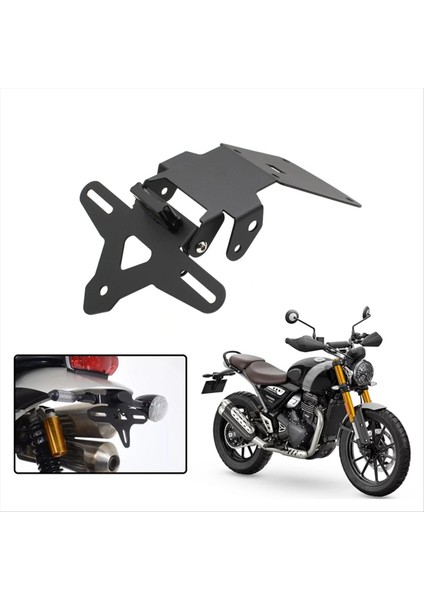 Motosiklet Plaka Tutucu LED Işık Kuyruğu Düzenli Çamurluk Eliminator Scrambler 400 x Speed 400 SCRAMBLER400 x (Yurt Dışından) modelleri