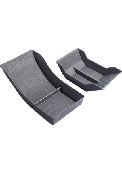 Tesla Için Uygun Model 3 Y Merkezi Depolama Kutusu Depolama Koltuk Dönüşü Dönüşüm Iç Aksesuarlar Gri (Yurt Dışından)