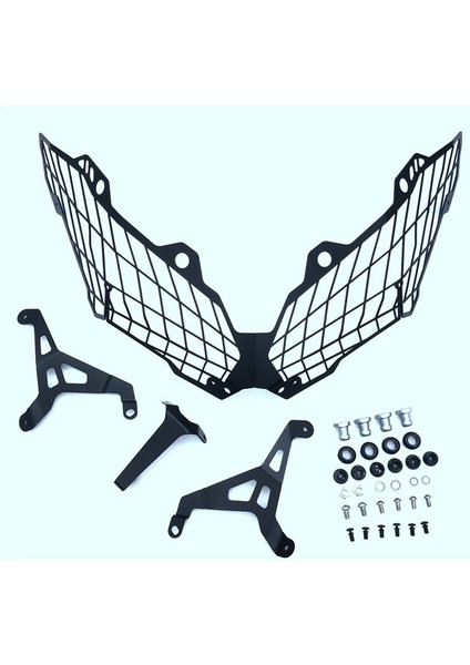 Kawasaki Versys Için 650 2015-2020 Far Kalkanı Koruma Koruyucu Kafa Işık Lambası Örgü Grille Kapak Aksesuarları (Yurt Dışından)