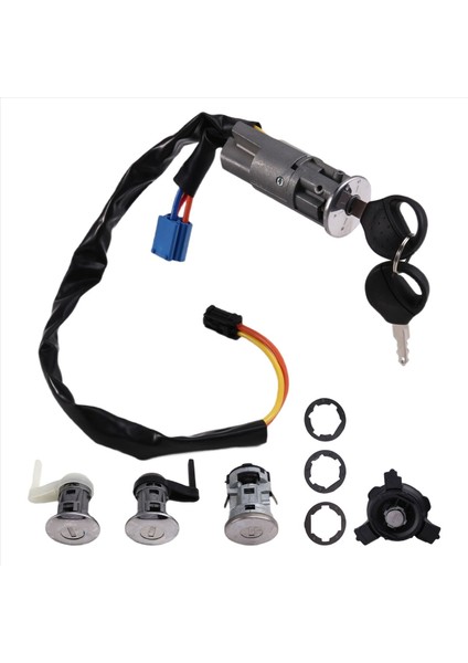 Ateşleme Kilitli Araç Kapısı Kilidi Yakıt Deposu Kilit Seti 3 Kilitli + Neiman + Yakıt Kapağı + Peugeot 206 Için 2 Anahtar (1998&#39 Den Itibaren) (Yurt Dışından) indirimleri