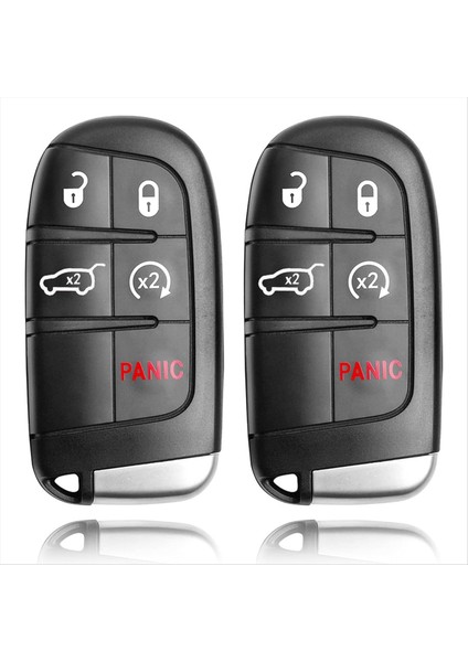 Anahtar Fob Jeep Grand Cherokee Için Anahtarsız Giriş Uzaktan Kumandası 2014-2022 M3N-40821302 68143505 433MHZ 2pcs (Yurt Dışından)