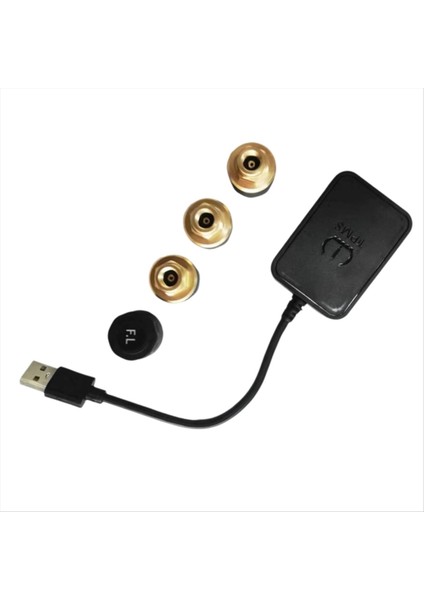 Android Navigasyon Ekranı Için Araç Harici Lastik Basınç Sensörleri Tpms Lastik Basınç Izleme Sistemi (Yurt Dışından)
