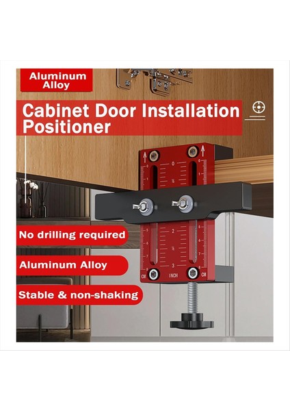 Ayarlanabilir Dolap Kapısı Kurulum Konumlandırıcı Dolap Kapı Montajı Yollayıcı Ahşap Işleme Için Çok Yönlü Donanım Jig (Yurt Dışından) fırsatları