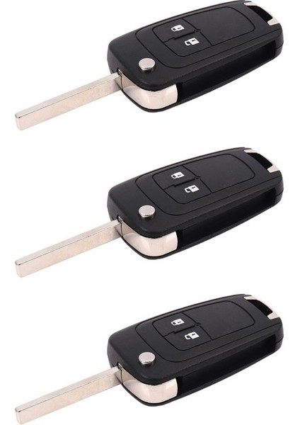 3x 2 Düğmeler 434MHZ ID46 Chıp Araç Ile Kapalı Konut Takip Key Fob Chevrolet Aveo Cruze Orlando HU100 Blade (Yurt Dışından) fiyatları
