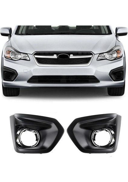 1paır Ön Tampon Sis Işığı Trim Kapak 57731FJ000 57731FJ010 Subaru Impreza Için 2012-2014 Foglamp Chrome Grille Frame (Yurt Dışından) indirimleri