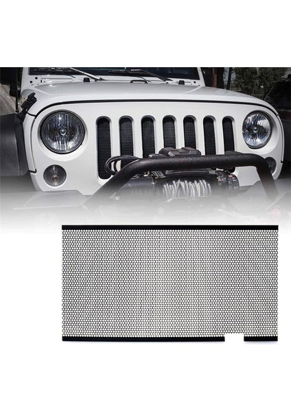 Jeep Wrangler Için Mesh Insert Jk 2007 2008 2009 2012 2011 2012 2012 2014 2015 Front Hood Grill Grille Izgara Siyah (Yurt Dışından) fiyatları