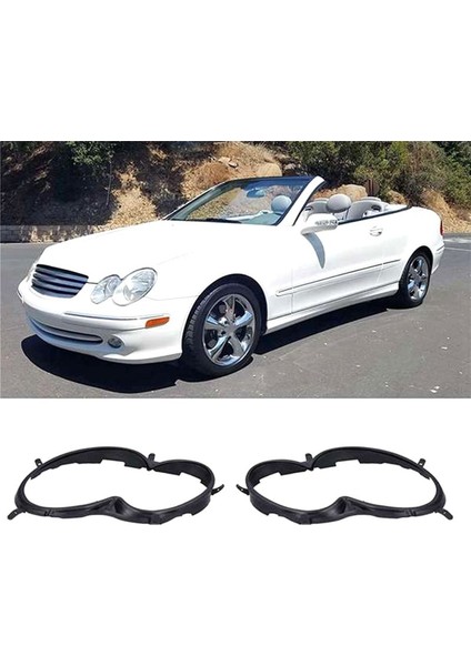 1 Çift Araba Sızdırmazlık Şeridi Başı Işık Lambası Conta Mercedes Benz W209 Clk 03-09 2098260191 2098260291 (Yurt Dışından)