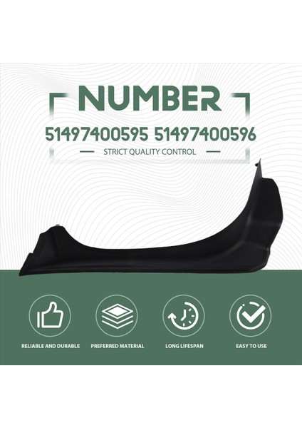 1paır Bmw 5 &#39 M5 G30 G38 2017-2020 51497400595 51497400596 Boot Trim Element (Yurt Dışından) fırsatları