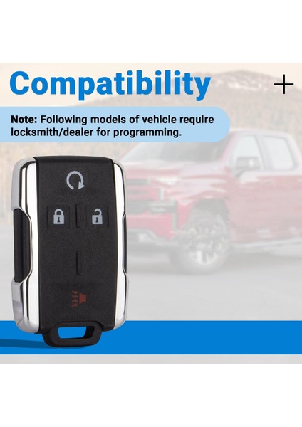 Chevy Silverado Için Anahtar Fob Anahtarsız Giriş Gmc Sierra 1500 2500 3500 2500HD 3500HD Colorado Gmc Kanyonu M3N32337100 (Yurt Dışından) fırsatları