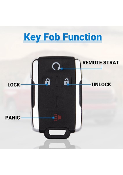 Chevy Silverado Için Anahtar Fob Anahtarsız Giriş Gmc Sierra 1500 2500 3500 2500HD 3500HD Colorado Gmc Kanyonu M3N32337100 (Yurt Dışından) indirimleri