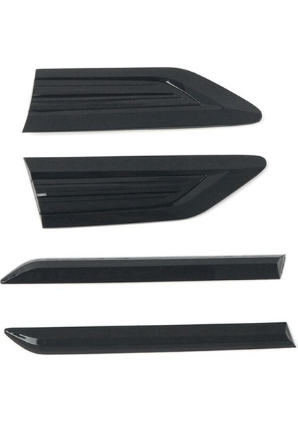 4pcs Yan Kanat Amblem Kapağı Trim Çıkartmaları Araba Dış Stil Yan Kanat Çamurluğu Için Vw Tiguan 2017 2018 2019 (Yurt Dışından)