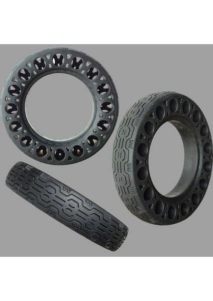 2x 10 Inç Kauçuk Katı Lastikler Dokuzbot Için Maksimum G30 Elektrikli Scooter Petek Şok Emici Sönümleme Lastik Siyah (Yurt Dışından) indirimleri