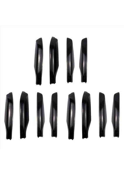 12PCS Siyah Abs Araba Çatı Rafı Kapak Ray Kabuğu Toyota Prado FJ150 2010-2019 Için Koruma (Yurt Dışından)